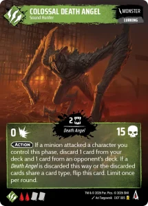 Carte Hellbreak Colossal Death Angel, le monstre de Sans un bruit