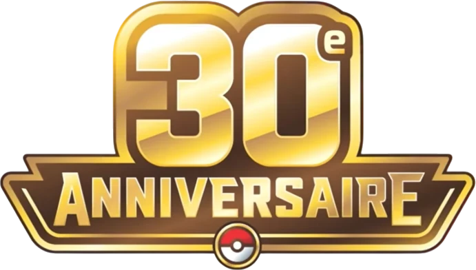 Logo des 30 ans du Jeu de Cartes à Collectionner Pokémon (30e anniversaire)